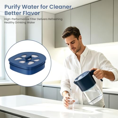 Pitcher Filter Replacement Compatible with LARQ Pitcher PureVis & LARQ Water Filtered Pitcher, Advanced Carbon Filters, Long‑Lasting filtration, 2 Pack - Image 6