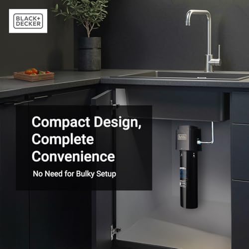 BLACK+DECKER Under Sink Water Filter 10" – NSF/ANSI 42 Certified,1-Year – Reduces CHLORAMINE, PFAS, PFOS, Lead, Chlorine, Bad Taste & Odor– Direct Connect Under Counter Water Filter for Kitchen Faucet - Image 5