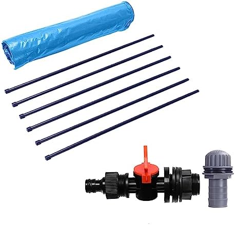 100 Gallon Collapsible Rain Barrel, Portable Rainwater Collection System, Water Storage Tank, Rain Catcher Barrel with Spigots and Overflow Kit, Rainwater Barrels Collector for Garden, Blue - Image 7