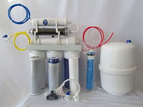 DUAL OUTLET: 75 GPD Home Reverse Osmosis Drinking Water Filtration + RO/DI Aquarium Filter System - Image 2