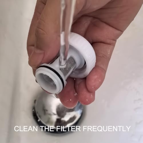 7/8'' Toilet Water Filter Adapter with SUS304 Mesh for 7/8 Toilet Tank Fill Valve and Bidet T Connector, 7/8 inch Male to 7/8 inch Female with Built-In Filter - Image 6