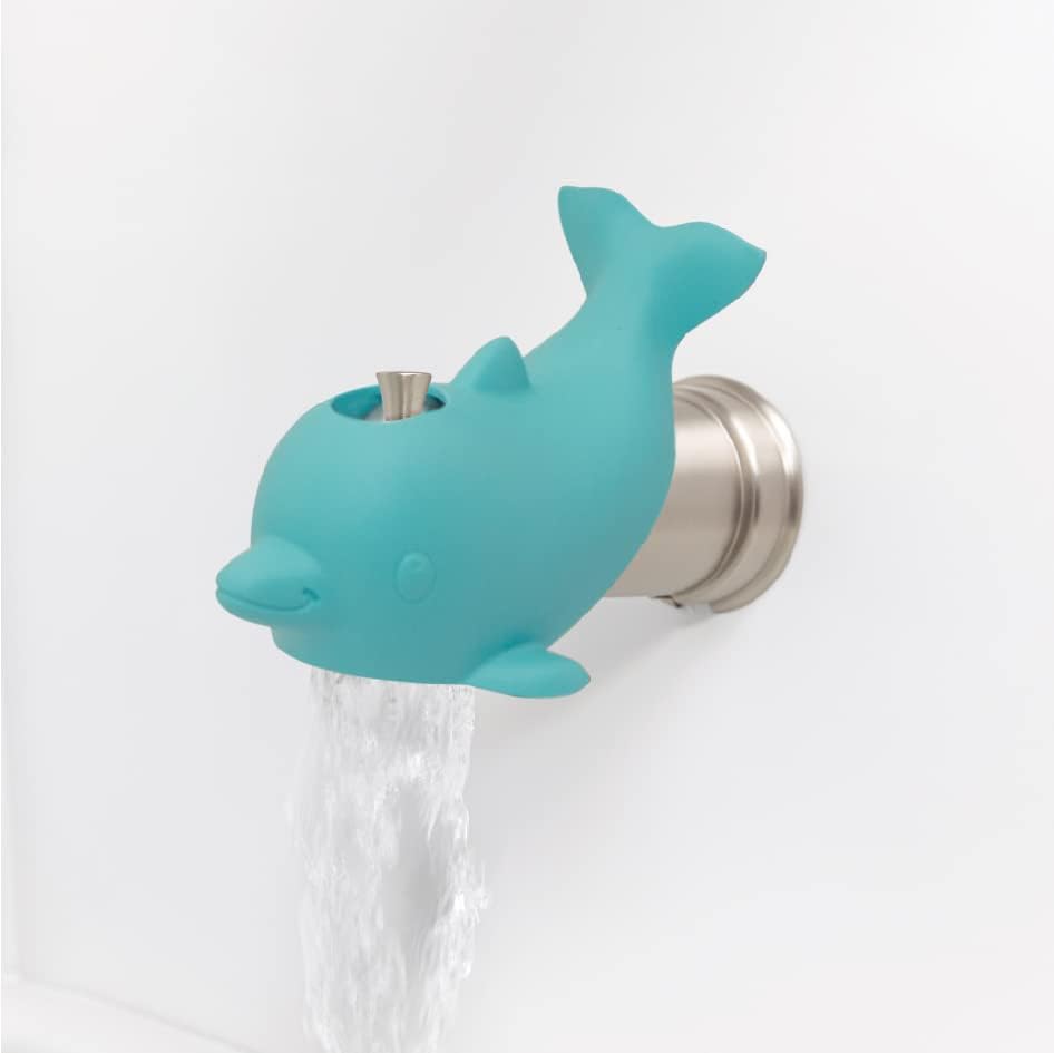 Nuby Bathtub Safety Spout Guard for Babies, Dolphin Shape - Image 5