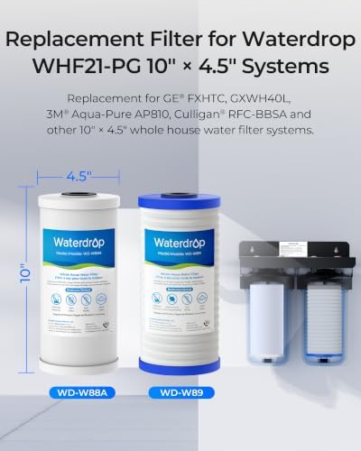 Waterdrop WF10PG Whole House Water Filter for WHF21-PG 10 x 4.5 System - Image 2