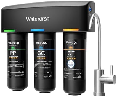 Waterdrop TSB 8 Layer Under Sink Water Filter System, with Dedicated Faucet by Waterdrop