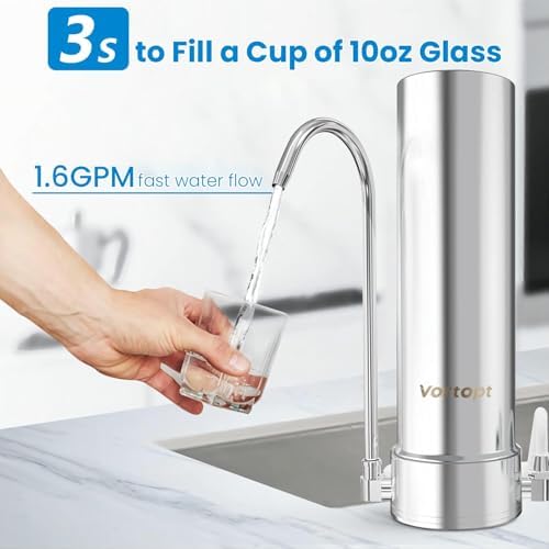 Vortopt F7 Countertop Water Filter System, Rapid Flow, 5 - Stage Filtration - Image 5