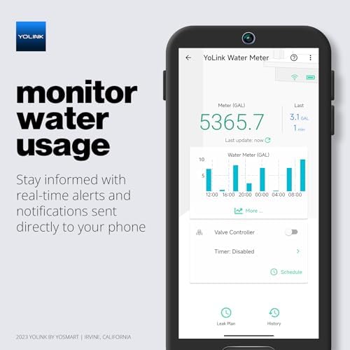 YoLink FlowSmart Kit: 1" Pulse Meter + Controller + Valve + Hub - Image 4