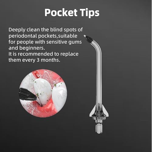 Replacement Heads for Nicwell, Oralfree, WELLFINE, Hangsun Water Flosser - Image 3