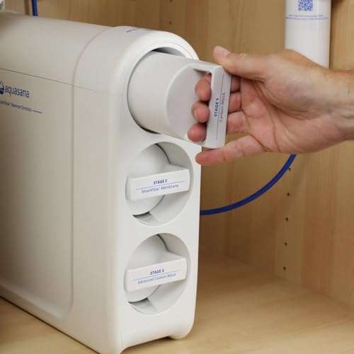 Aquasana SmartFlow™ Reverse Osmosis Water Filter Stage 1 and Stage 3 Replacement Carbon and Advanced Claryum Filters Last 6 Months - Not Compatible with OptimH2O - Replacements only - Image 3