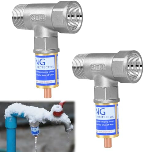2 Set T-Type Outdoor Faucet Freeze Protector, Metal Spigot Covers with Tape by Fantang