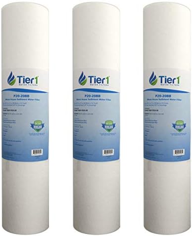 Tier1 20 Micron 4.5" × 20" Filter Replaces DGD-7525-20, 155356-43, 3-Pack by Tier1
