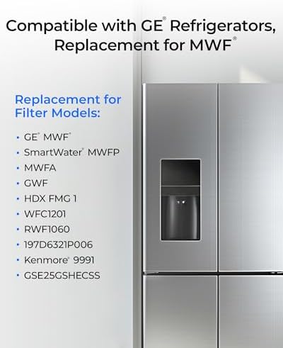 Waterdrop WD-F13 Replacement for GE® MWF® Refrigerator Water Filter, 3 Pack - Image 6