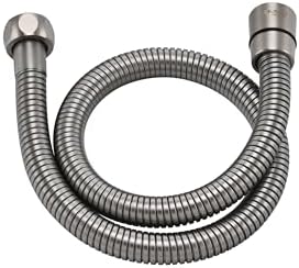 23 Inches 304 Stainless Steel Shower Hose Extra Short Brushed Nickel by JASYA