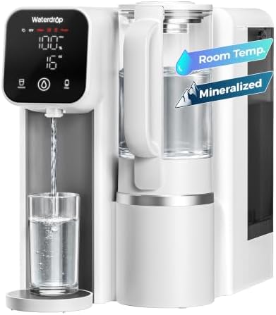 Waterdrop M6SL Mineral Reverse Osmosis Water Filter Countertop, Room-Temp by Waterdrop