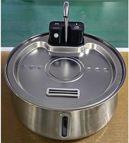 Selene Dog Water Fountain, Pet Water Fountain, Pet Water Fountain Stainless Steel, Large-Capacity Smart Cat Water Fountain with Sensor (Water Dispenser) - Image 6