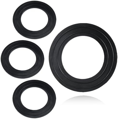 4-Pack Washer Drain Gasket Compatible with WH23X38617 Pump Filter with Seal by Unknown
