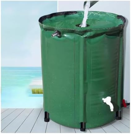 Rainwater Harvesting System with Filter Tap 500LWater Barrel EcoFriendly Water Storage Solution for Patios and Gardens by Unknown