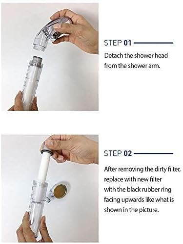 BODYLUV Pure Filter - Replacement Cartridge for Shower Head (3EA, 3.00, Count) - Image 6