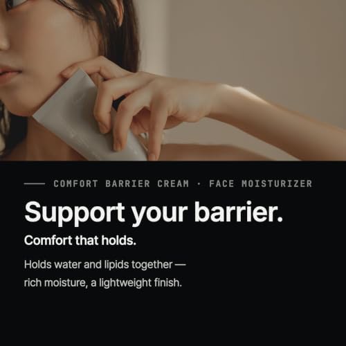 Barrier Care Duo, Dual Moist Toning Lotion 200 ml and Comfort Barrier Cream 50 ml for Dry and Sensitive Skin, COSMOS Organic Certified, Fragrance Free - Image 2