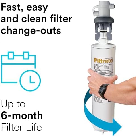 Filtrete Advanced Under Sink Quick Change Water Filter Replacement 3US-PF01 - Image 6
