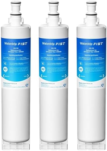 Waterdrop 4396508 Water Filter Replacement for Whirlpool® 4396510, 3 Pack by Waterdrop