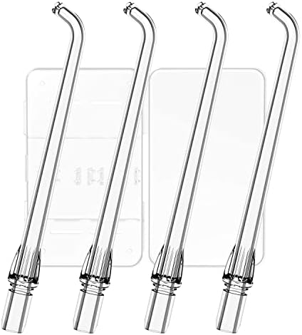 4pcs Standard Type Replacement Tips for SYNHOPE Mini Portable Water Flosser by SYNHOPE