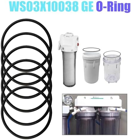 WS03X10038 GE O-Ring Compatible with KWGE25RG GXWH01C, CXWH08C, GXWH04F, GXWH20F, GXWH20S, GXRM10 & GX1S01R 2.5 Inch Water Filter Housing Gasket(6/Pack) - Image 4