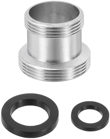 uxcell Faucet Aerator Adapter,M18 Male to M22 Male Brass Faucet Adapter by uxcell