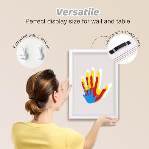 Family Handprint Kit for 4, Hand Print Keepsake Frame DIY Craft Gift - Image 6