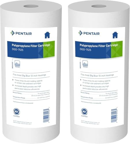 Pentair Pentek DGD-7525 Big Blue 10" x 4.5" Sediment Water Filter by PENTAIRPENTEK