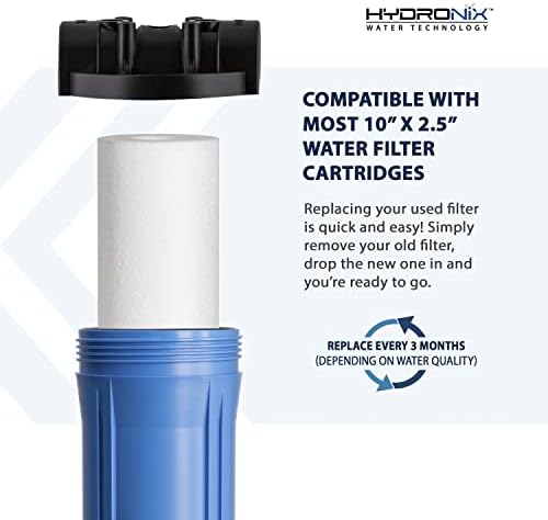 Hydronix SDC-25-1005 Whole House RO Reverse Osmosis Sediment Water Filter Cartridge 2.5" x 10" - 5 micron - Image 5