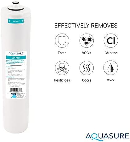Aquasure ‎‎Premier Series Stage 1, 2, 4 Sediment, Carbon Block & Alkaline Remineralizing Replacement Filter Cartridge AF-PRE-ALK, for AS-PR75/100 4-Stage Reverse Osmosis RO Water Filtration System - Image 2