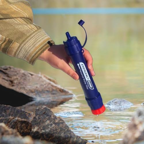 [2 Pack] Portable Water Filter Straw - Reliable Survival Gear for Clean Water, Emergency Survival Purifier | for Hiking, Travel, Camping Gear, and Outdoor Adventures - Image 7