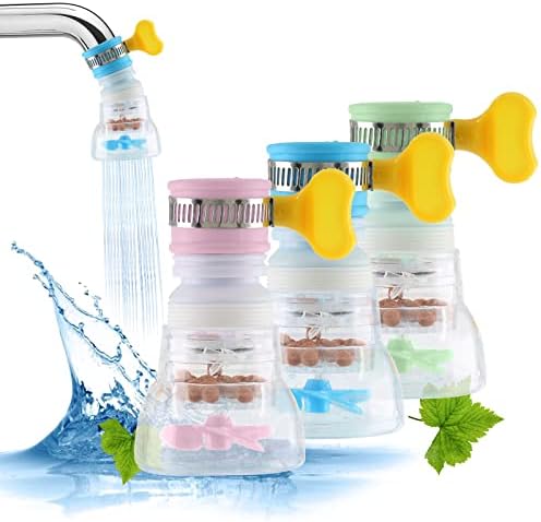 3 Pcs Portable Faucet Mount Filters by Zorveiio