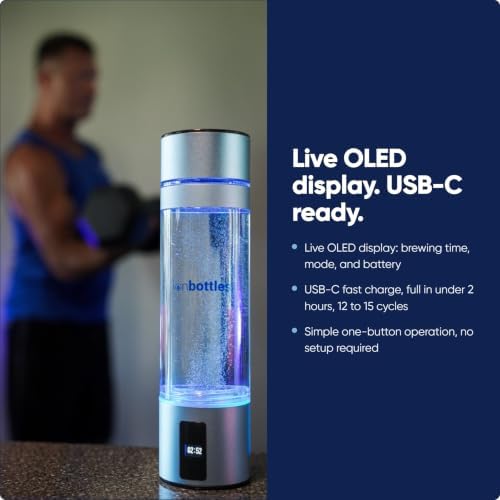 IonBottles Atom Hydrogen Water Ionizer Bottle - 5 PPM, SPE/PEM, BPA-Free - Image 4
