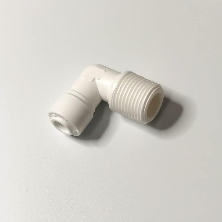 Malida Male Push To Connect Tube Fitting,water purifiers Quick Connector Drinks Dispense and water filtration system fittings (3/8 NPT Male x 1/4 OD Tube Elbow) - Image 3
