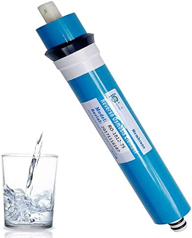 Huining 75GPD RO Membrane 1812/2012 Residential Reverse Osmosis Membrane Water Filter Cartrige Replacement for Home Drinking Water Filtration System Household Under Sink Water Purifier by HUINING