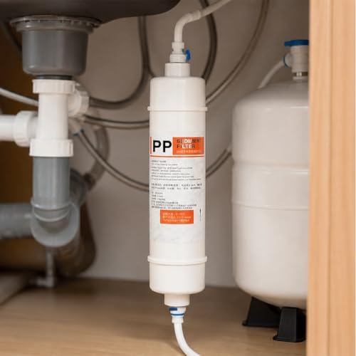 2-Pack 10" PP Cotton Sediment Pre-Filter with 1/4" Quick-Connect, Inline Replacement Cartridge for RO System, Under Sink & Whole House Water Filtration - Image 6