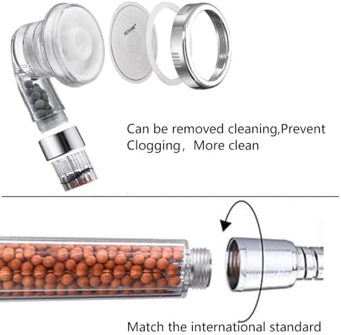 Nosame Handheld Shower Head, Filter Filtration High Pressure Water Saving - Image 2
