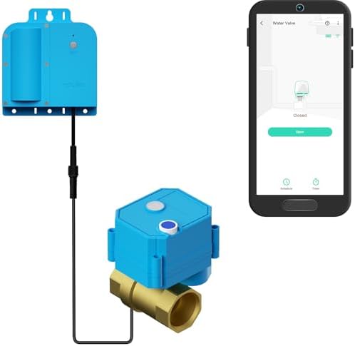 YoLink Water Shutoff Kit: 0.75" Brass Ball Valve + X3 Valve Controller by YoLink
