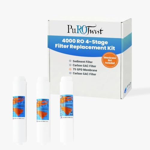 Purotwist 4000 Replacement Filter Set without RO Membrane by ESPWater