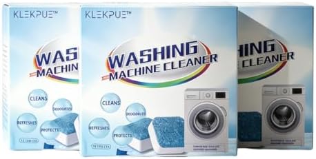 Washing Machine Cleaner Tablets,Deep Cleaning Descaler and Suitable for Most Washer Machine Cleaner Front Loader and Top Load,Powder Cleaner for Washing Machines and Dishwasher Pods (36) by UUniqueGift
