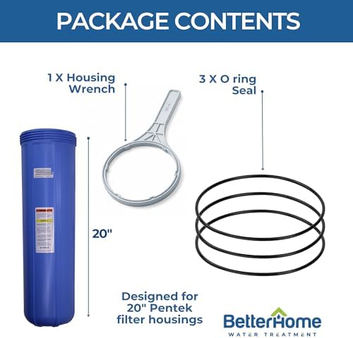 Genuine Pentair SW-4 SH144368 20" Big Blue Filter Wrench with 3 Pack of 151122 Compatible O-Rings for Pentair Pentek Big Blue Water Filter Housings 20" tall. OEM Size NSF61 Buna-N - Image 6