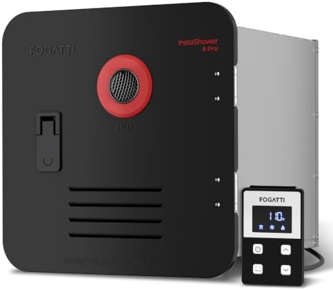 FOGATTI InstaShower 8 Pro RV Tankless Water Heater, Propane, 12V DC by FOGATTI