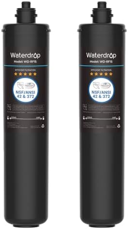 Waterdrop RF15 Water Filter Replacement for Waterdrop 15UA/15UB/15UC by Waterdrop