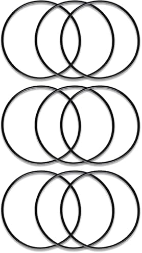 iSpring Housing O-Ring, 3 1/2", for RCC Series RO System and Countertop Water Filter Housing Sump O Ring ORFx3, Black, Piece, 3 Count (Pack of 3) by iSpring