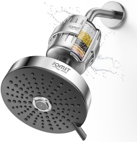 Filtered Shower Head–Shower Head with Filters for Healthier Skin & Hair | 3 Modes High Pressure Shower Heads with 25-Stage Filtration | Removes 99.947% Chlorine & Heavy Metals | Chrome by Buynow