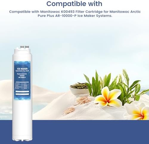 K00493 Arctic Pure Ice Maker Water Filter, Compatible with Manitowoc AR-10000-P Ice Maker Pack of 1 - Image 5