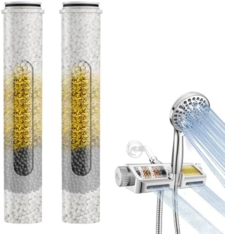 MakeFit Genuine Replacement Filter for Handheld Showerhead 2-PACK (MFR107) by MakeFit