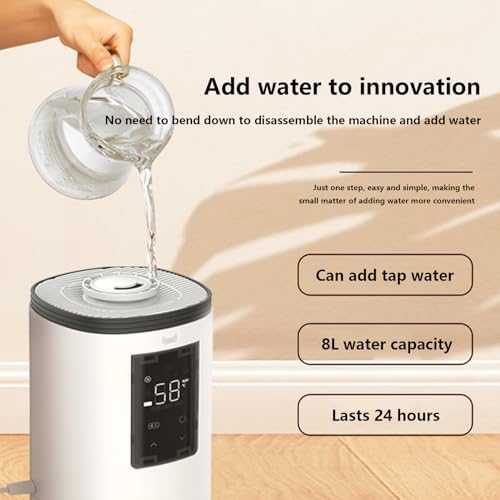 Floor-standing Humidifier Household Water-adding UV Purification Silent Fine Atomization Air Purification Aromatherapy Machine Atomizer (A) - Image 4