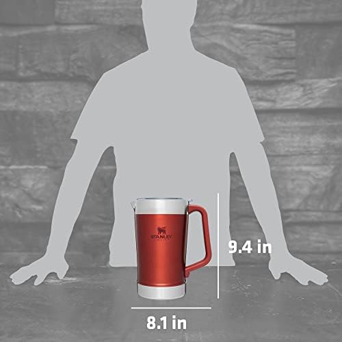 Stanley Stay-Chill Pitcher 64 oz | Cold Water, Beer, and Drink Pitcher with Lid | Large Capacity Durable Beverage Container with Handle | Insulated Stainless Steel | BPA-Free | Cinnamon Glow - Image 5